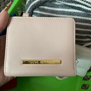 Steve Madden Blush Wallet with Gold Accent